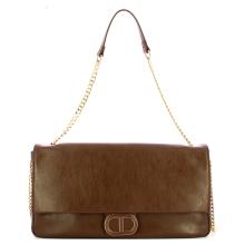 Twinset Tracolla con patta e catena Fango - 1