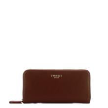 Twinset Portafoglio grande  Zip Around Black/Chocolata - 1