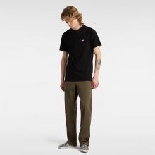 VANS T-Shirt Left Chest Logo Black White - 5