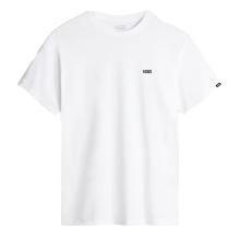 VANS T-Shirt Left Chest Logo White Black - 1