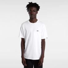VANS T-Shirt Left Chest Logo White Black - 3