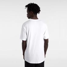 VANS T-Shirt Left Chest Logo White Black - 4