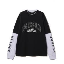 XLARGE Maglia Motorcycle Layered Black - 1