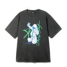 XLARGE T-Shirt Pigment Dyed Peace and Forune Black - 1