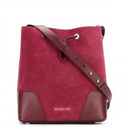 Secchiello Cary Medium in suede - MAROON/OXBLD