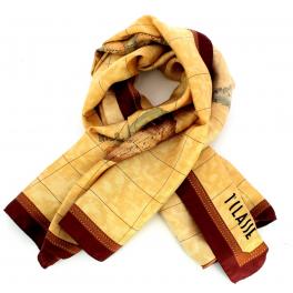 Alviero Martini 1a Classe Foulard Geo Classic in seta - CABERNET