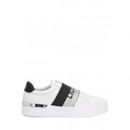 Sneakers slip on Silvia con logo White - 1