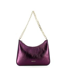 Iuntoo Borsa a spalla Media Eleganza Metallic Viola - 1