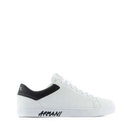 Sneakers in pelle Optic White Black - 1