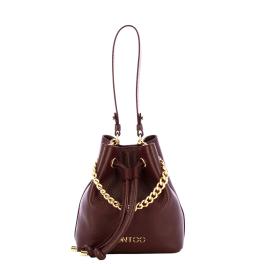 Nodo Armonia Bordeaux Bucket Bag-1