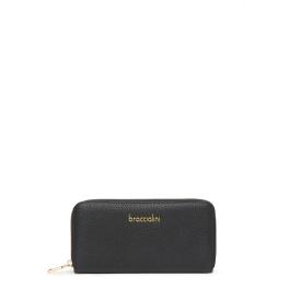 Portafoglio Basic Zip Around Nero