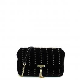 Velvet crossbody with rhinestones - 1