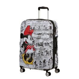 American Tourister Valigia Trolley Medio Wavebreaker 67 cm Minnie Comics White - 1