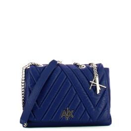 Armani Exchange Borsa a spalla trapuntata Blue Speed - 1
