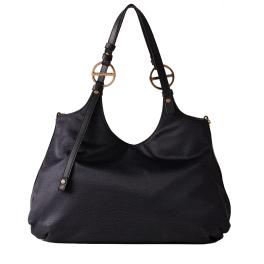 Borbonese Borsa a spalla Medium Dark Black - 1