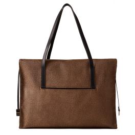 Borbonese Shopping Large OP Naturale Nero - 1