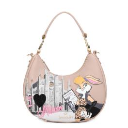 Braccialini Borsa a spalla Cartoline Lola Bunny - 1