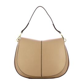 Gianni Chiarini Borsa a spalla Helena Round Medium Dove - 1