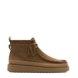 Clarks Stivaletto Wallabee FTR2 Hi Dark Sand Suede - 1