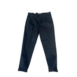 Clark Pantaloni Alfred Chino Pinces Navy Blue - 1