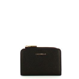 Coccinelle Portafoglio Metallic Soft Noir - 1
