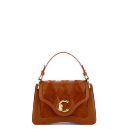 Coccinelle Borsa a mano C-Me Patch Small Cognac - 1