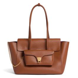 Coccinelle Borsa a spalla Double Beat Cognac - 1
