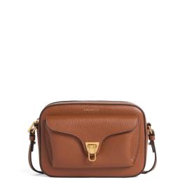Coccinelle Beat Soft Small Cognac Camera Bag - 1