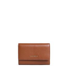 Coccinelle Portafoglio Medio Metallic Soft Cognac - 1
