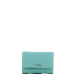 Coccinelle Portafoglio Medio Metallic Soft Artic Blue - 1