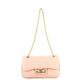 Gaëlle Mini Borsa a spalla matelassé Rosa - 1