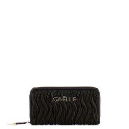 Gaëlle Portafoglio Regular Zip Around Plissé Nero - 1
