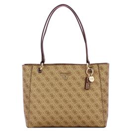 Guess Tote Bag Noelle II Latte Logo Brown - 1