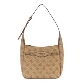 Guess Hobo Bag Mini Katya Latte Logo - 1