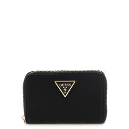 Guess Portafoglio Medio Laurel II Zip Around Black - 1