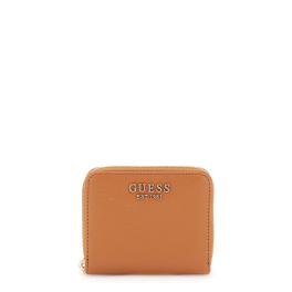 Guess Portafoglio Piccolo Laurel II Zip Around Light Cognac - 1