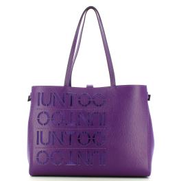 Iuntoo Shopper Media Graziosa con logo Nero - 1