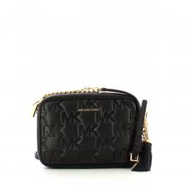 Michael Kors Borsa a tracolla Ginny Black Logo Embossed - 1