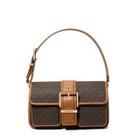 Michael Kors Borsa a spalla Colby Media Brown Acorn - 1