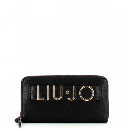 Liu Jo Portafoglio Grande Zip Aorund con fascia logata - 1