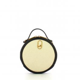 Liu Jo Borsa a tracolla rotonda in canvas Black - 1