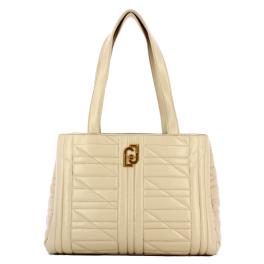Liu Jo Shopper Ecosostenibile matelassè Taupe - 1