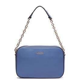 Liu Jo Borsa a spalla con logo Blue Denim - 1