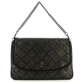 Liu Jo Borsa a mano piatta con paillettes Black - 1