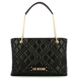 Love Moschino Borsa a spalla Geometric Quilted Nero - 1