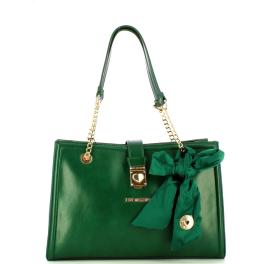 Love Moschino Shopping Bag con Fiocco Verde - 1