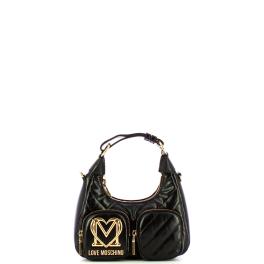 Love Moschino Sottospalla Quilted Obliquo Nero - 1