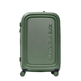 Mandarina Duck Trolley Medio Espandibile 69 cm LOGODUCK + Pine Green - 1