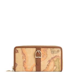 Alviero Martini 1a Classe Portafoglio Valley Geo Zip Around Castagna - 1
