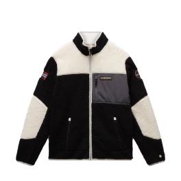 Napapijri Felpa in pile Yupik Multicolour Black - 1